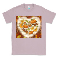 Lilac fall heart with leopard Classic Tee - TumblerDesignByShophia