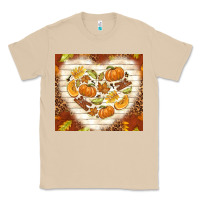 Mushroom fall heart with leopard Classic Tee - TumblerDesignByShophia