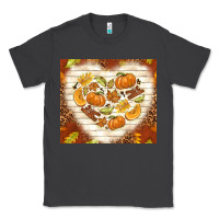 Smoke fall heart with leopard Classic Tee - TumblerDesignByShophia