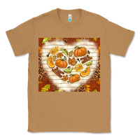 Toasted Coconut fall heart with leopard Classic Tee - TumblerDesignByShophia