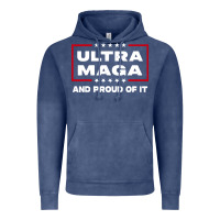Vintage Denim proud ultra maga Vintage Hoodie - longCreatives