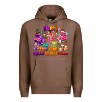 Chestnut Happy Hallo Thanks Mas Premium Hoodie - CowhideDigitalArt