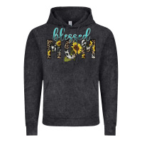 Vintage Black Blessed mom sunflower mother's day Vintage Hoodie - HowdyJamesFarm