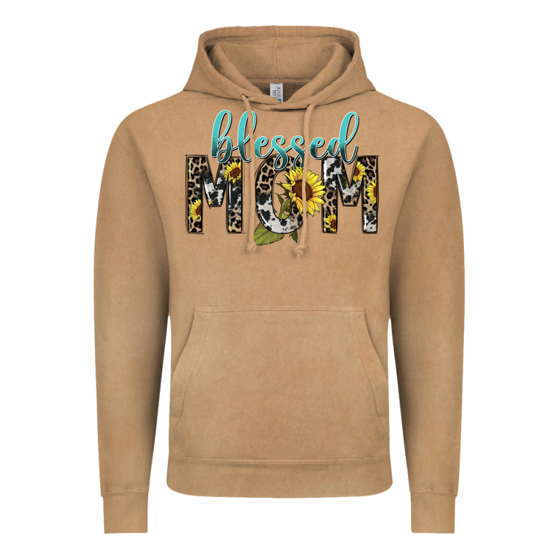 Blessed Mom Sunflower Mother's Day Vintage Hoodie by HowdyJamesFarm | Teevron