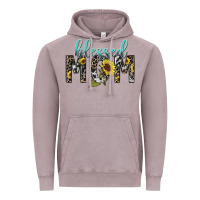 Vintage Zinc Blessed mom sunflower mother's day Vintage Hoodie - HowdyJamesFarm