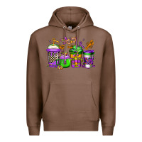 Chestnut mardi gras crawfish coffee Premium Hoodie - Jasminsmagicworld