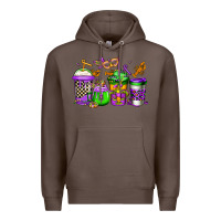 Coffee mardi gras crawfish coffee Premium Hoodie - Jasminsmagicworld