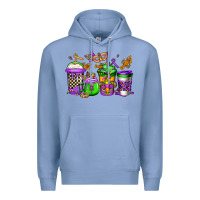Colony Blue mardi gras crawfish coffee Premium Hoodie - Jasminsmagicworld