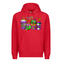 Red mardi gras crawfish coffee Premium Hoodie - Jasminsmagicworld