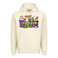Sandshell mardi gras crawfish coffee Premium Hoodie - Jasminsmagicworld