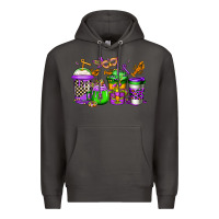 Smoke mardi gras crawfish coffee Premium Hoodie - Jasminsmagicworld