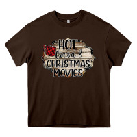 Chocolate Brown I Just Want To Drink Hot Cocoa Heavy Core Tee - Bettercallsaul