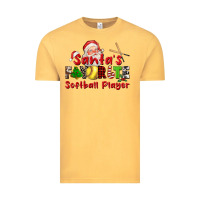 Vintage Mustard santas favorite softball player Vintage Tee - CowGirlArtShop