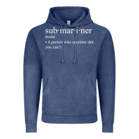 Vintage Denim Submariner Definition  I Pigboat Submersible Nuclear Vintage Hoodie - longCreatives