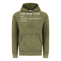 Vintage Olive Submariner Definition  I Pigboat Submersible Nuclear Vintage Hoodie - longCreatives