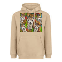 Mushroom alpaca Heavyweight Hoodie - BarkalooDesign