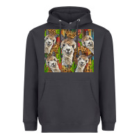 Smoke alpaca Heavyweight Hoodie - BarkalooDesign