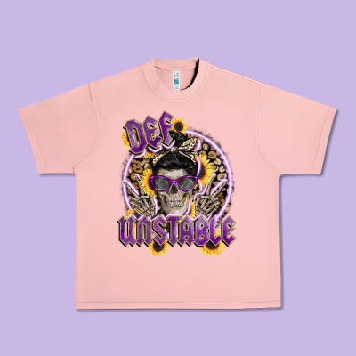 Def Unstable Urban Heavy Tee Designed By Cowgirlartshop