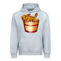 Heather Grey nugget and nuggets basket Urban Hoodie - AdoDesignShop