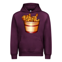 Mauve Wine nugget and nuggets basket Urban Hoodie - AdoDesignShop