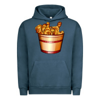 Pigment Midnight Navy nugget and nuggets basket Urban Hoodie - AdoDesignShop