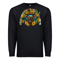 Black bear rainbow Premium Sweatshirt - BarkalooDesign