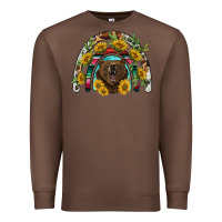 Chestnut bear rainbow Premium Sweatshirt - BarkalooDesign