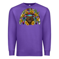 Purple bear rainbow Premium Sweatshirt - BarkalooDesign