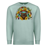 Seafoam bear rainbow Premium Sweatshirt - BarkalooDesign