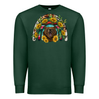 Sports Green bear rainbow Premium Sweatshirt - BarkalooDesign