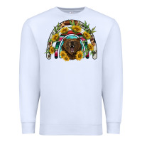 White bear rainbow Premium Sweatshirt - BarkalooDesign