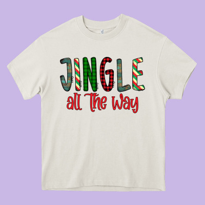 Jingle All The Way Heavy Core Tee Designed By Bettercallsaul