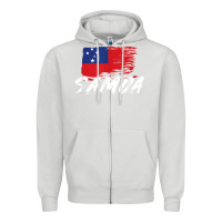 Dove Grey samoan gifts   somoan flag t shirt Zipper Hoodie - longCreatives