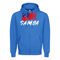 True Royal samoan gifts   somoan flag t shirt Zipper Hoodie - longCreatives