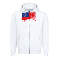 White samoan gifts   somoan flag t shirt Zipper Hoodie - longCreatives