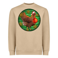 Mushroom new hampshire red chicken christmas Heavyweight Sweatshirt - LillyAllenDesigns