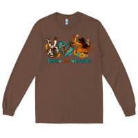 Chestnut peace love cowgirls Long Sleeve Tee - OliviaCreatesArt