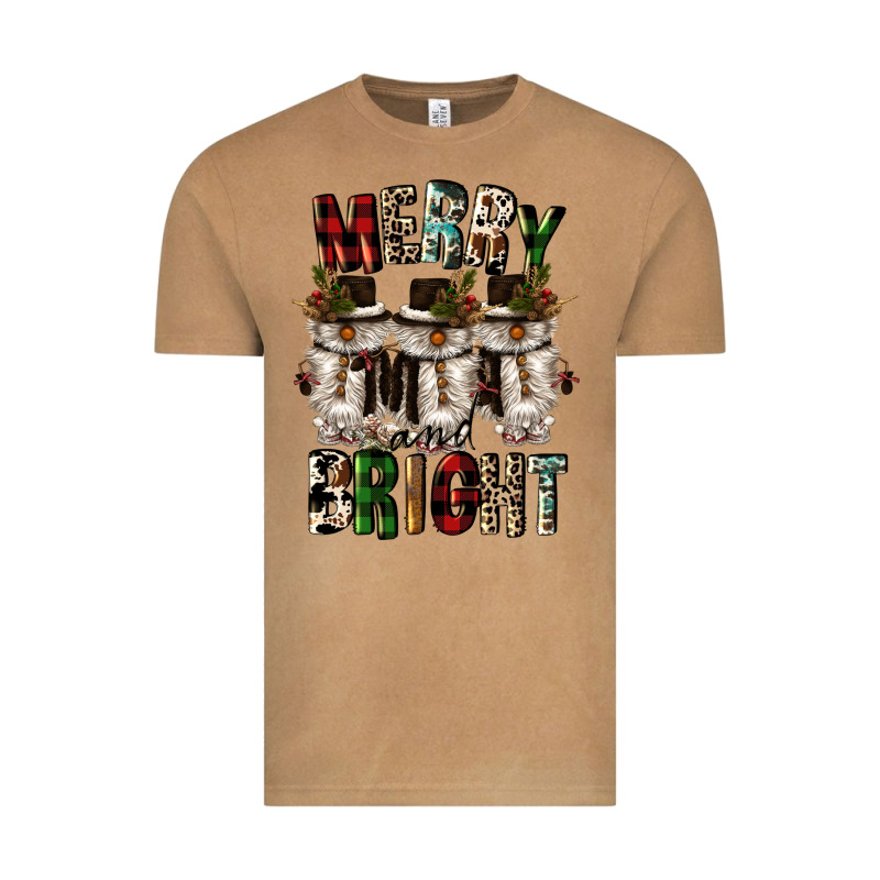 Merry And Bright Vintage Tee by CowGirlArtShop | Teevron