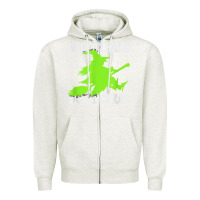 Oatmeal Heather witches saying broom hair dont care halloween camper joke Zipper Hoodie - longCreatives