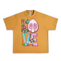 Love Rabbit Easter Day Urban Heavy Tee | Teevron