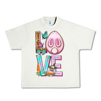 Pistachio Love Rabbit Easter Day Urban Heavy Tee - HowdyJamesFarm
