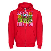 Red it takes a lot of a lot of balls to golf like i do Zipper Hoodie - Artiststas