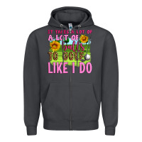 Smoke it takes a lot of a lot of balls to golf like i do Zipper Hoodie - Artiststas
