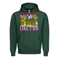 Sports Green it takes a lot of a lot of balls to golf like i do Zipper Hoodie - Artiststas
