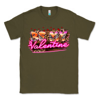 Army Green be my valentine Classic Tee - HowdyJamesFarm