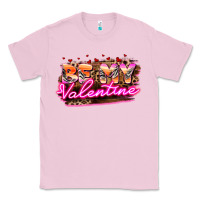 Bubblegum Pink be my valentine Classic Tee - HowdyJamesFarm