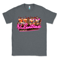 Charcoal Heather be my valentine Classic Tee - HowdyJamesFarm