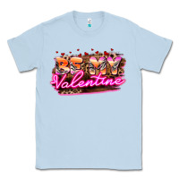 Dusty Blue be my valentine Classic Tee - HowdyJamesFarm