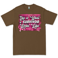 Cacao this is what a survivor looks like breast cancer awareness Premium Tee - Jasminsmagicworld