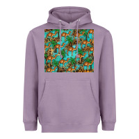 Lavender camel leopard Heavyweight Hoodie - BarkalooDesign